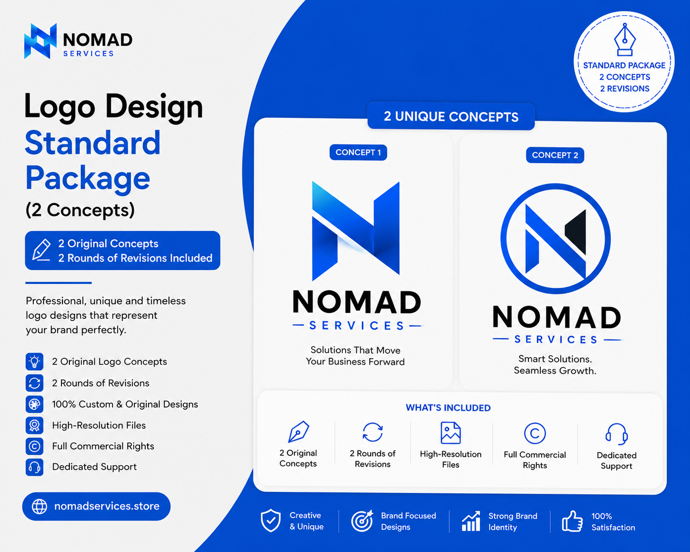 Logo Design - Standard Package (2 Concepts)