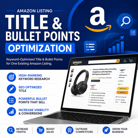 Amazon Listing - Title & Bullet Points Optimization