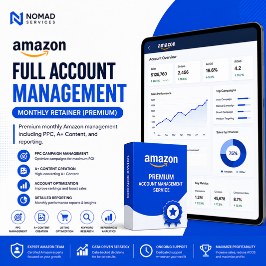 Amazon Full Account Management - Monthly Retainer (Premium)