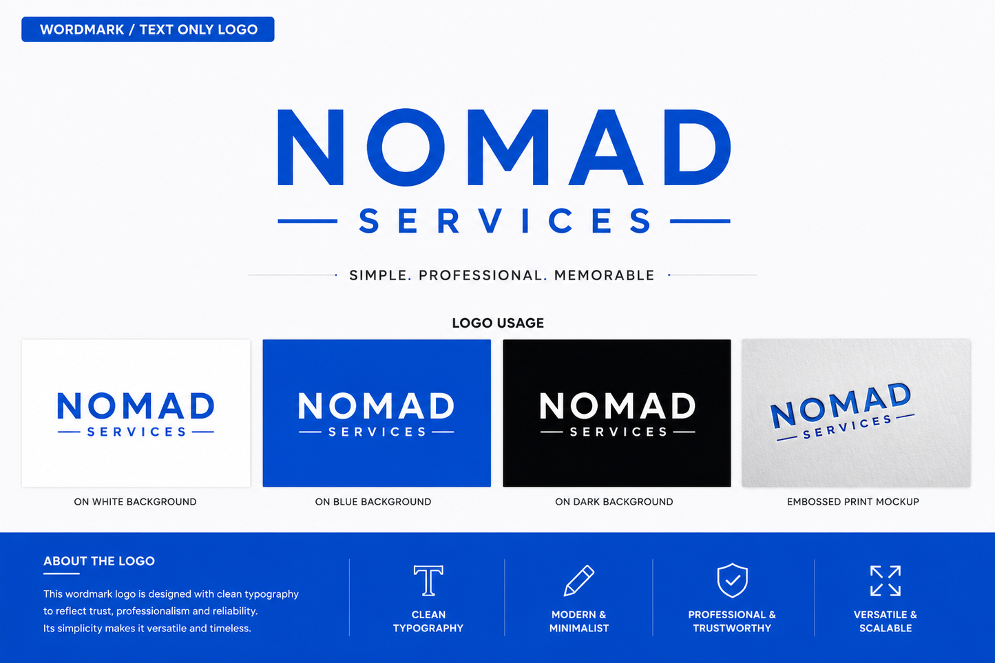 Logo Design - Wordmark / Text Only